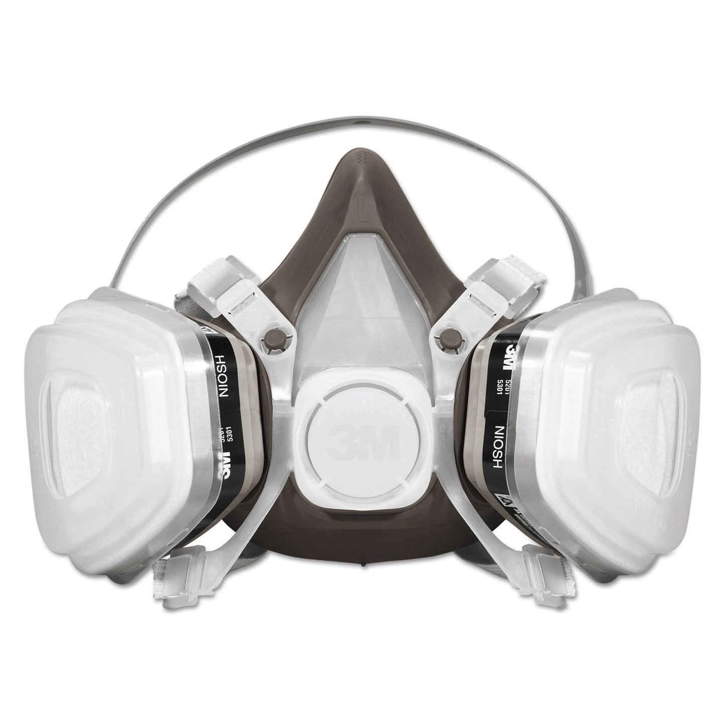 3M Half Facepiece Disposable Respirator Assembly, Large