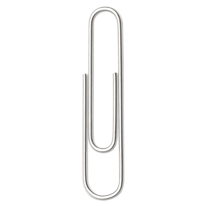 ACCO Paper Clips, #1, Smooth, Silver, 100 Clips/Box, 10 Boxes/Pack