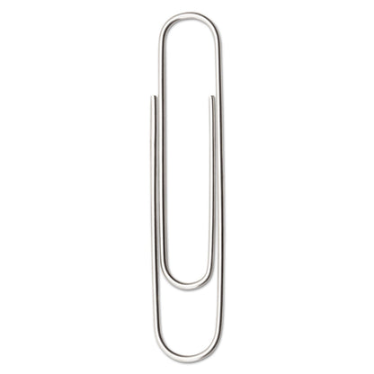 ACCO Paper Clips, Jumbo, Smooth, Silver, 100 Clips/Box, 10 Boxes/Pack