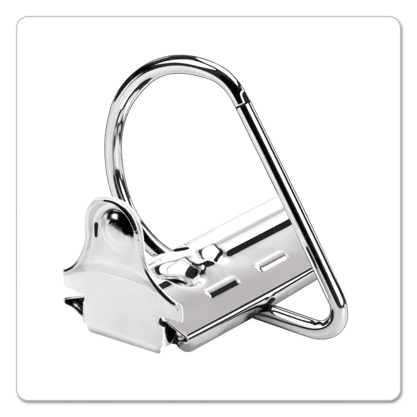 Cardinal ExpressLoad ClearVue Locking D-Ring Binder, 3 Rings, 3" Capacity, 11 x 8.5, White