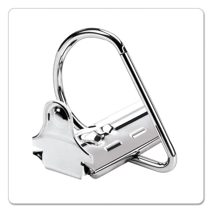 Cardinal ExpressLoad ClearVue Locking D-Ring Binder, 3 Rings, 3" Capacity, 11 x 8.5, White