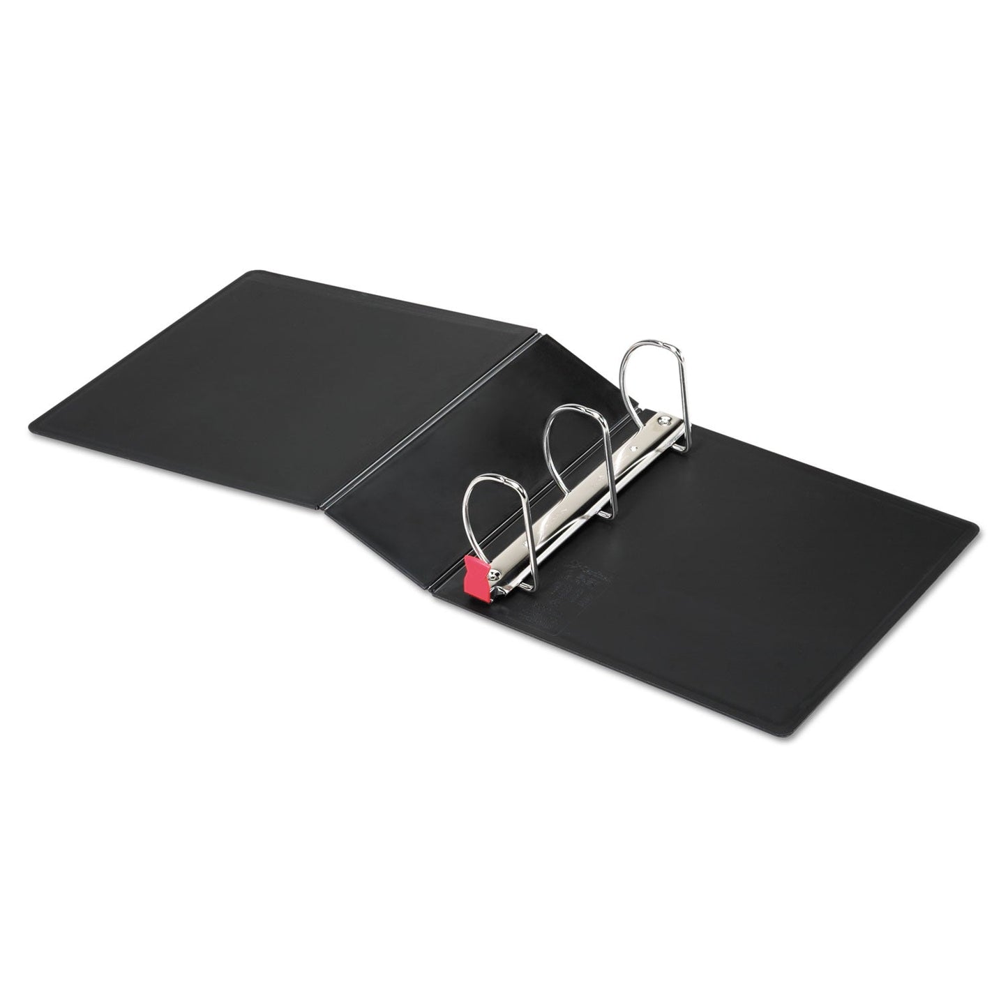 Cardinal SuperLife Easy Open Locking Slant-D Ring Binder, 3 Rings, 4" Capacity, 11 x 8.5, Black