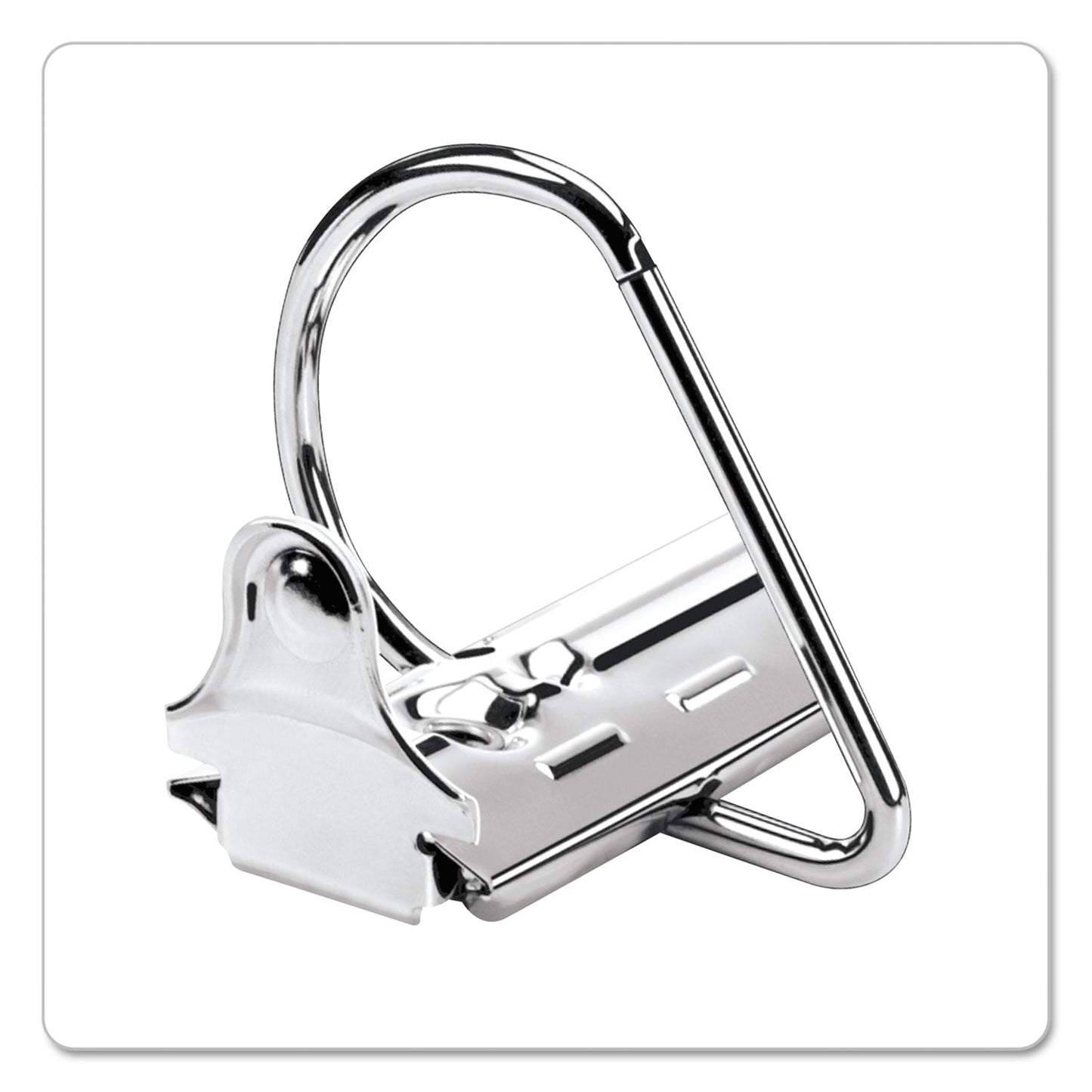 Cardinal ExpressLoad ClearVue Locking D-Ring Binder, 3 Rings, 1.5" Capacity, 11 x 8.5, White