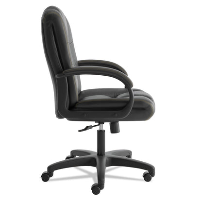 HON HVL131 Executive High-Back Chair, Supports Up to 250 lb, 18.5" to 22" Seat Height, Black