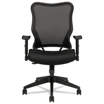 HON VL702 Mesh High-Back Task Chair, Supports Up to 250 lb, 18.5" to 23.5" Seat Height, Black
