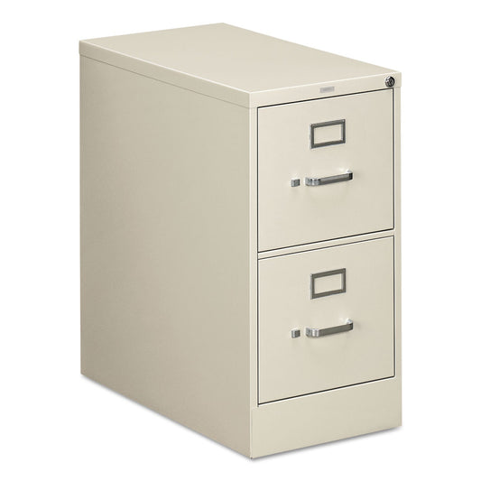 HON 310 Series Vertical File, 2 Letter-Size File Drawers, Light Gray, 15" x 26.5" x 29"