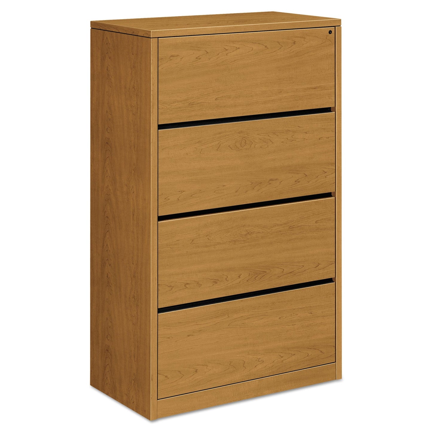 HON 10500 Series Lateral File, 4 Legal/Letter-Size File Drawers, Harvest, 36" x 20" x 59.13"
