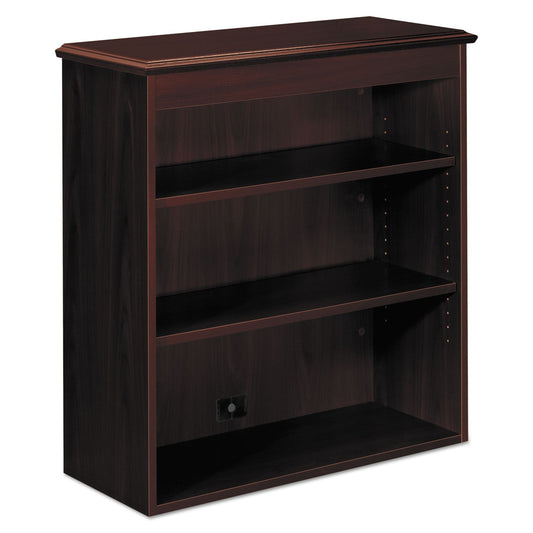 HON 94000 Series Bookcase Hutch, 35.75w x 14.31d x 37h, Mahogany
