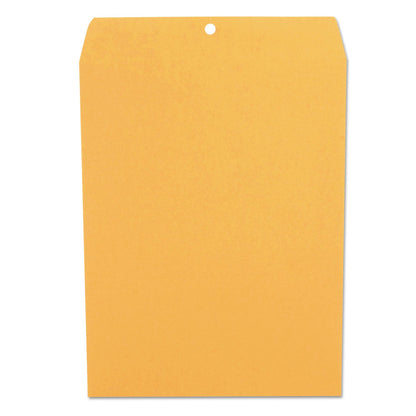 Universal Kraft Clasp Envelope, #12 1/2, Square Flap, Clasp/Gummed Closure, 9.5 x 12.5, Brown Kraft, 100/Box