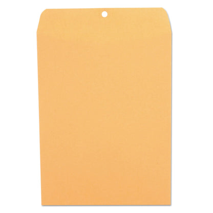 Universal Kraft Clasp Envelope, #90, Square Flap, Clasp/Gummed Closure, 9 x 12, Brown Kraft, 100/Box