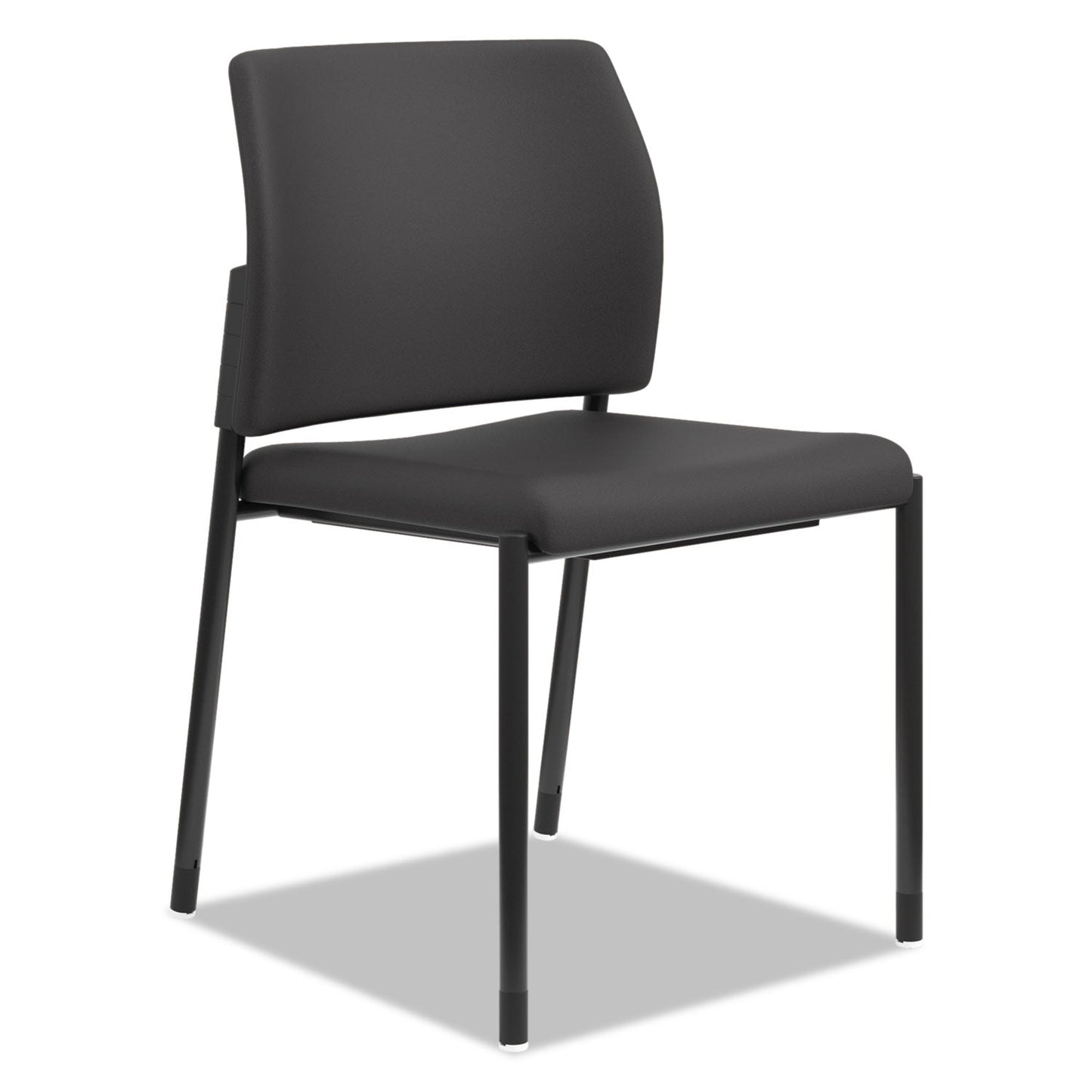 HON Accommodate Series Guest Chair, 23.25" x 22.25" x 32", Black, 2/Carton
