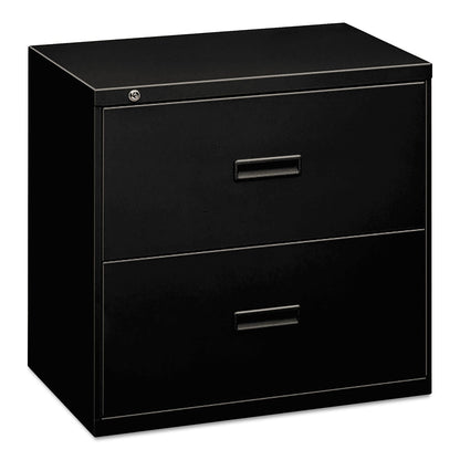 HON 400 Series Lateral File, 2 Legal/Letter-Size File Drawers, Black, 36" x 18" x 28"