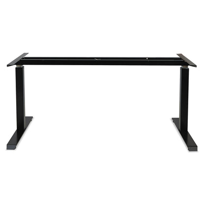 Alera AdaptivErgo Pneumatic Height-Adjustable Table Base, 59.06w x 28.35d x 26.18 to 39.57h, Black