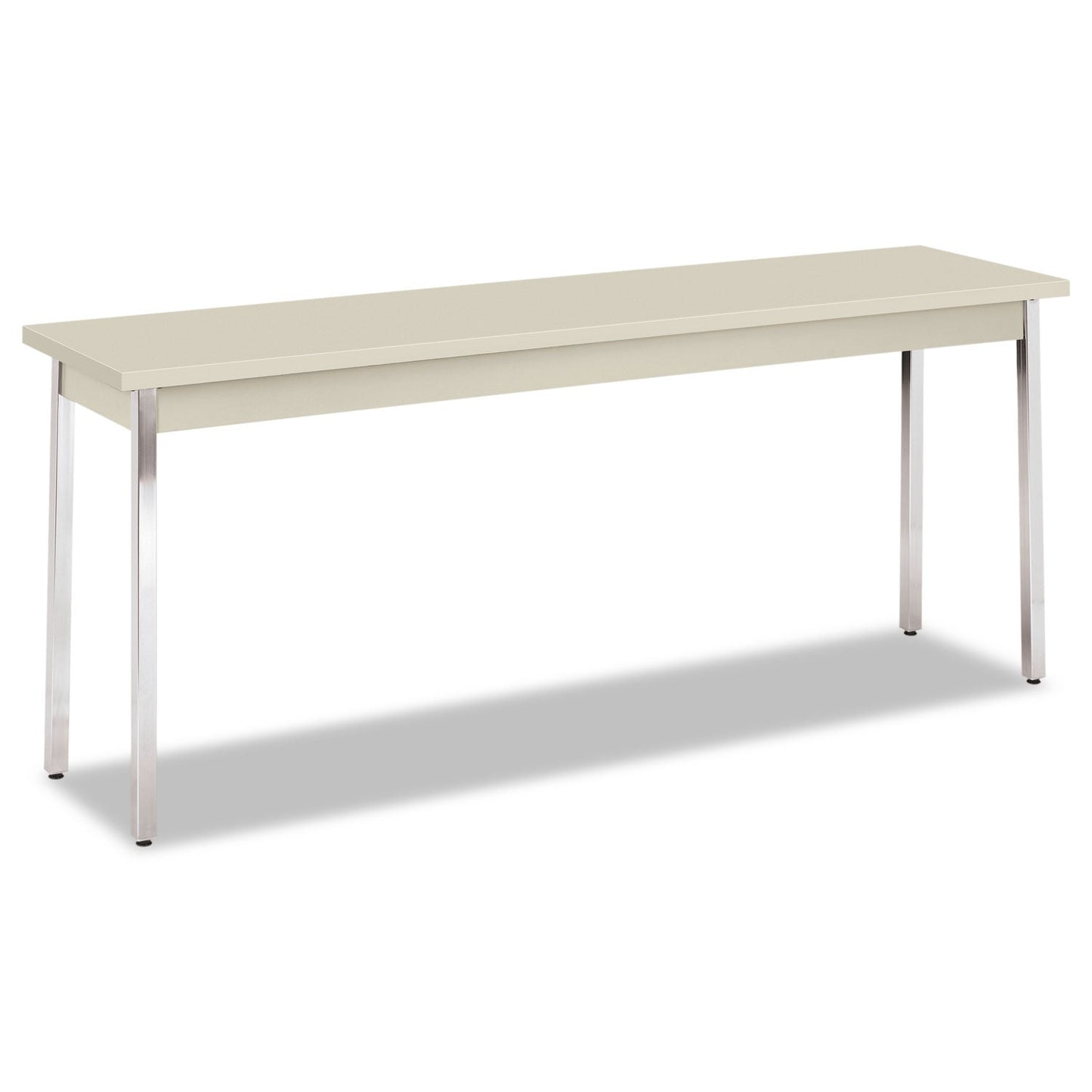 HON Utility Table, Rectangular, 72w x 18d x 29h, Light Gray