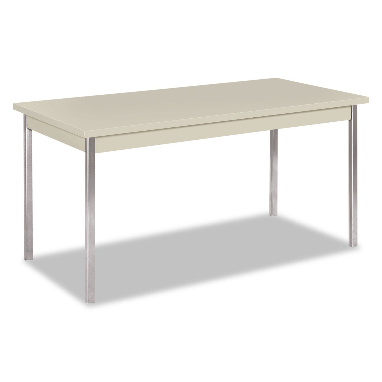 HON Utility Table, Rectangular, 60w x 30d x 29h, Light Gray
