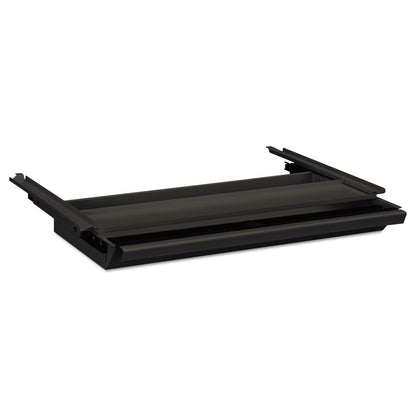 HON Center Drawer with Core Removable Locks, Metal, 24.75w x 14.75d x 3h, Charcoal