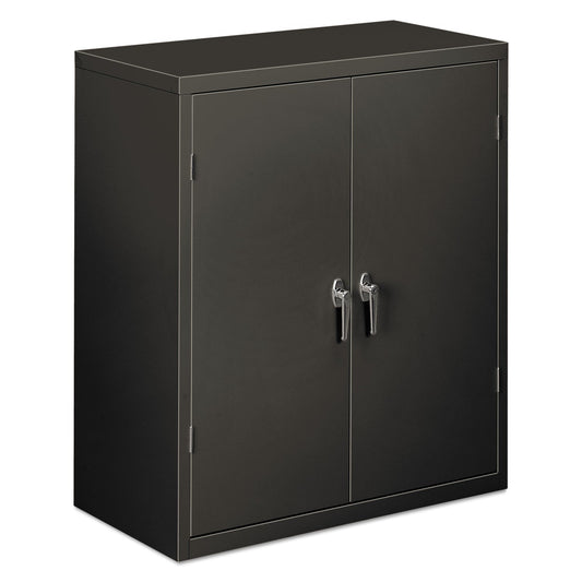HON Assembled Storage Cabinet, 36w x 18 1/8d x 41 3/4h, Charcoal