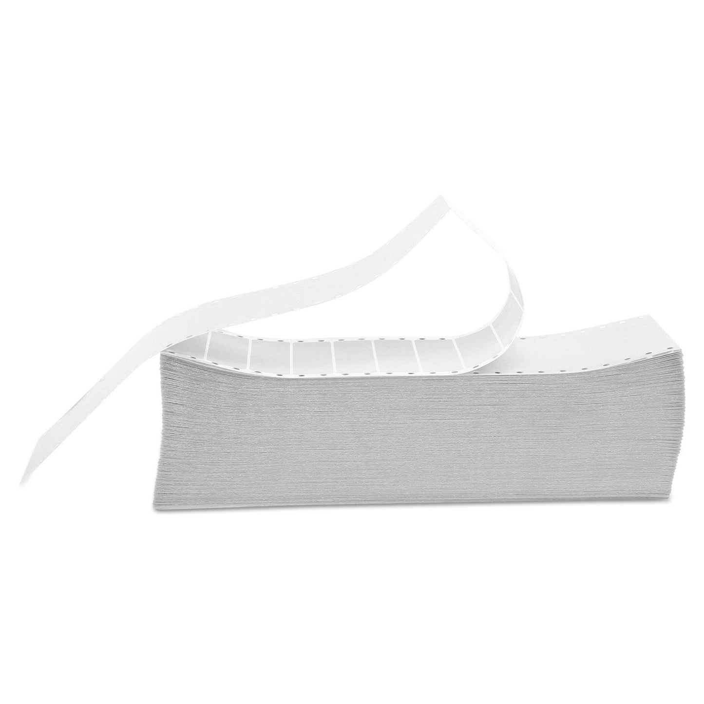 Universal Dot Matrix Printer Labels, Dot Matrix Printers, 0.94 x 3.5, White, 5,000/Box