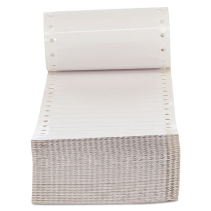 Universal Dot Matrix Printer Labels, Dot Matrix Printers, 0.44 x 3.5, White, 5,000/Box