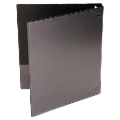 Universal Economy Round Ring View Binder, 3 Rings, 1" Capacity, 11 x 8.5, Black