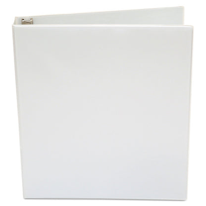 Universal Economy Round Ring View Binder, 3 Rings, 1" Capacity, 11 x 8.5, White