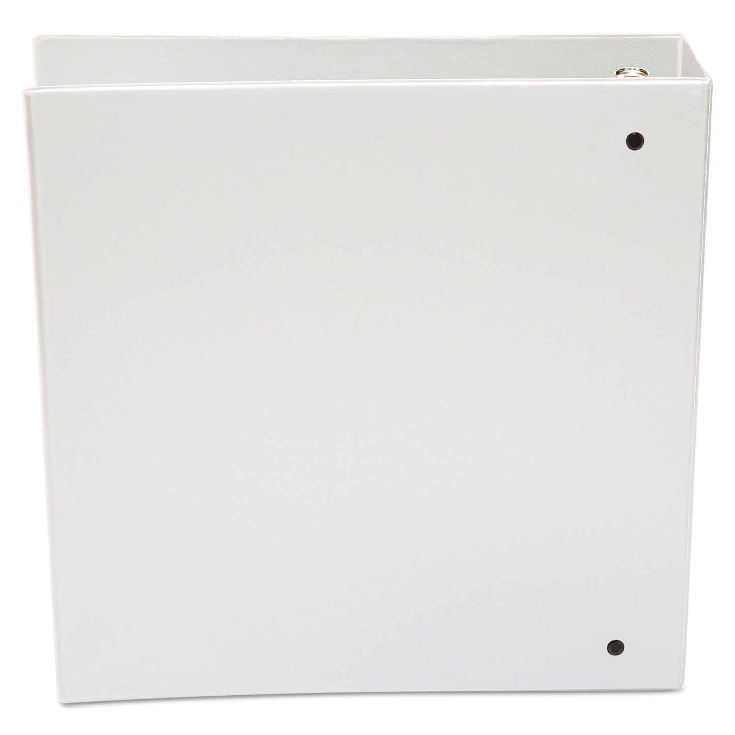 Office Impressions Economy Round Ring View Binder, 3 Rings, 2" Capacity, 11 x 8.5, White
