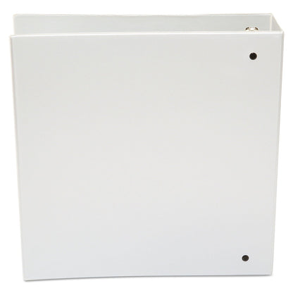 Office Impressions Economy Round Ring View Binder, 3 Rings, 2" Capacity, 11 x 8.5, White