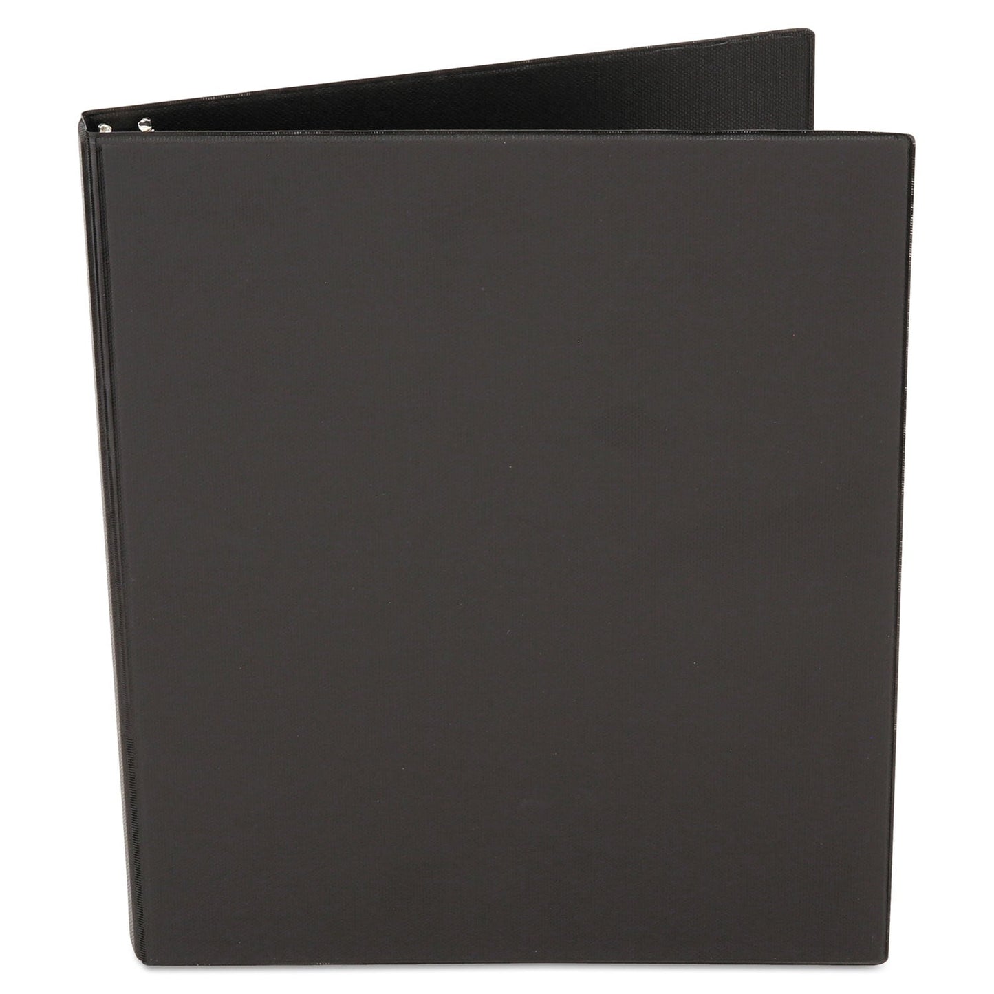 Universal Economy Non-View Round Ring Binder, 3 Rings, 1" Capacity, 11 x 8.5, Black