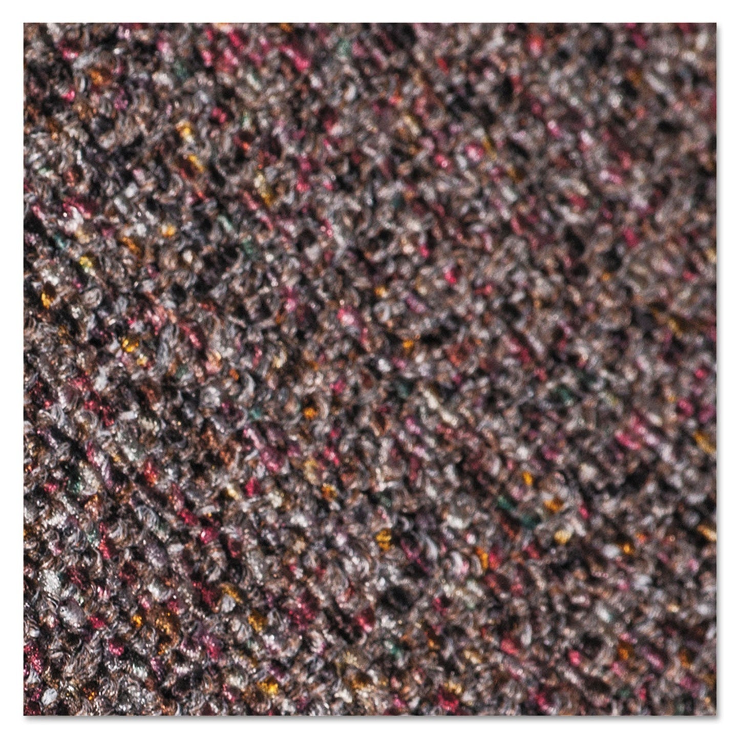 Crown Classic Berber Wiper Mat, Nylon/Olefin, 36 x 120, Brown
