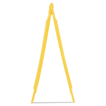Rubbermaid Caution Wet Floor Sign, 11 x 12 x 25, Bright Yellow