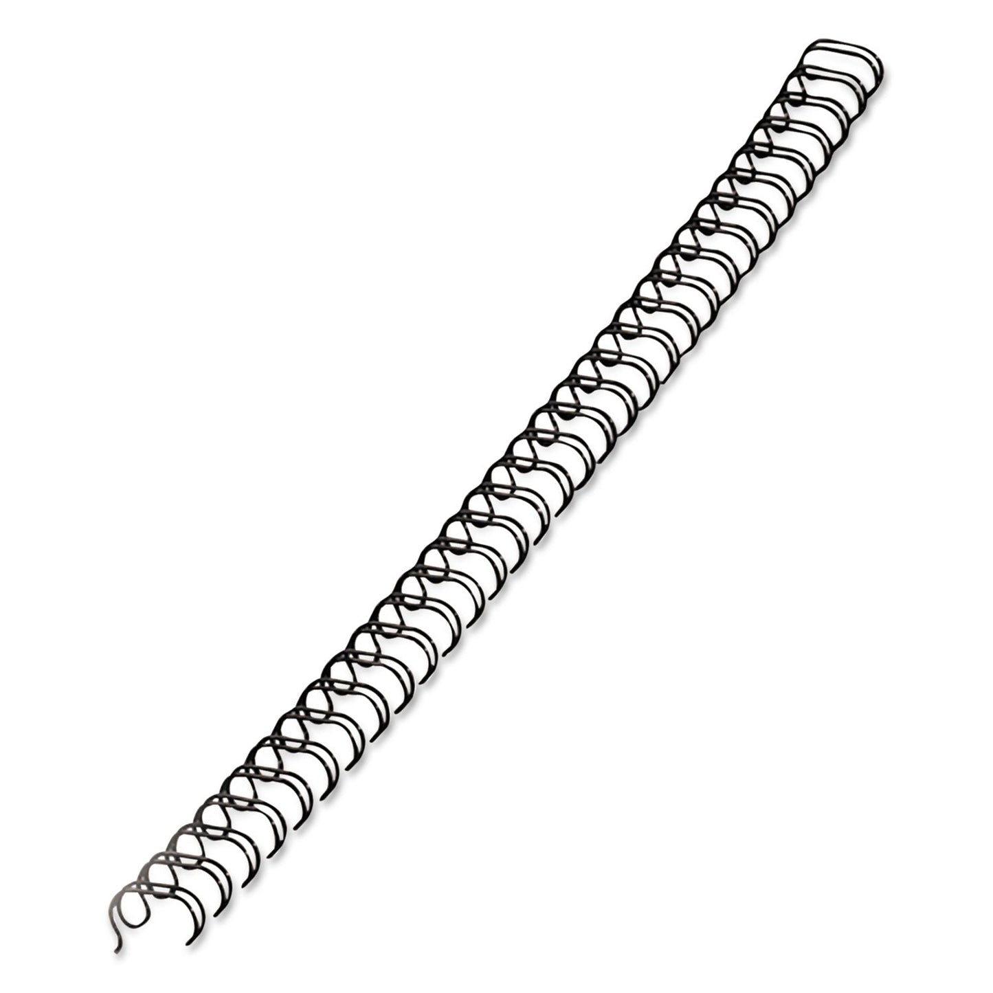 Fellowes Wire Bindings, 3/8" Diameter, 80 Sheet Capacity, Black, 25/Pack