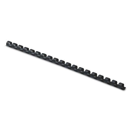 Fellowes Plastic Comb Bindings, 5/16" Diameter, 40 Sheet Capacity, Navy Blue, 100/Pack