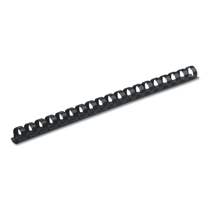 Fellowes Plastic Comb Bindings, 3/8" Diameter, 55 Sheet Capacity, Navy Blue, 100/Pack
