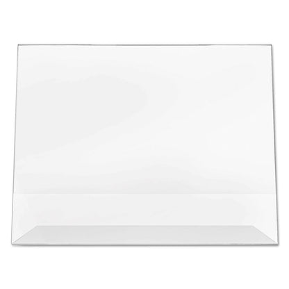 deflecto Classic Image Slanted Sign Holder, Landscaped, 11 x 8.5 Insert, Clear