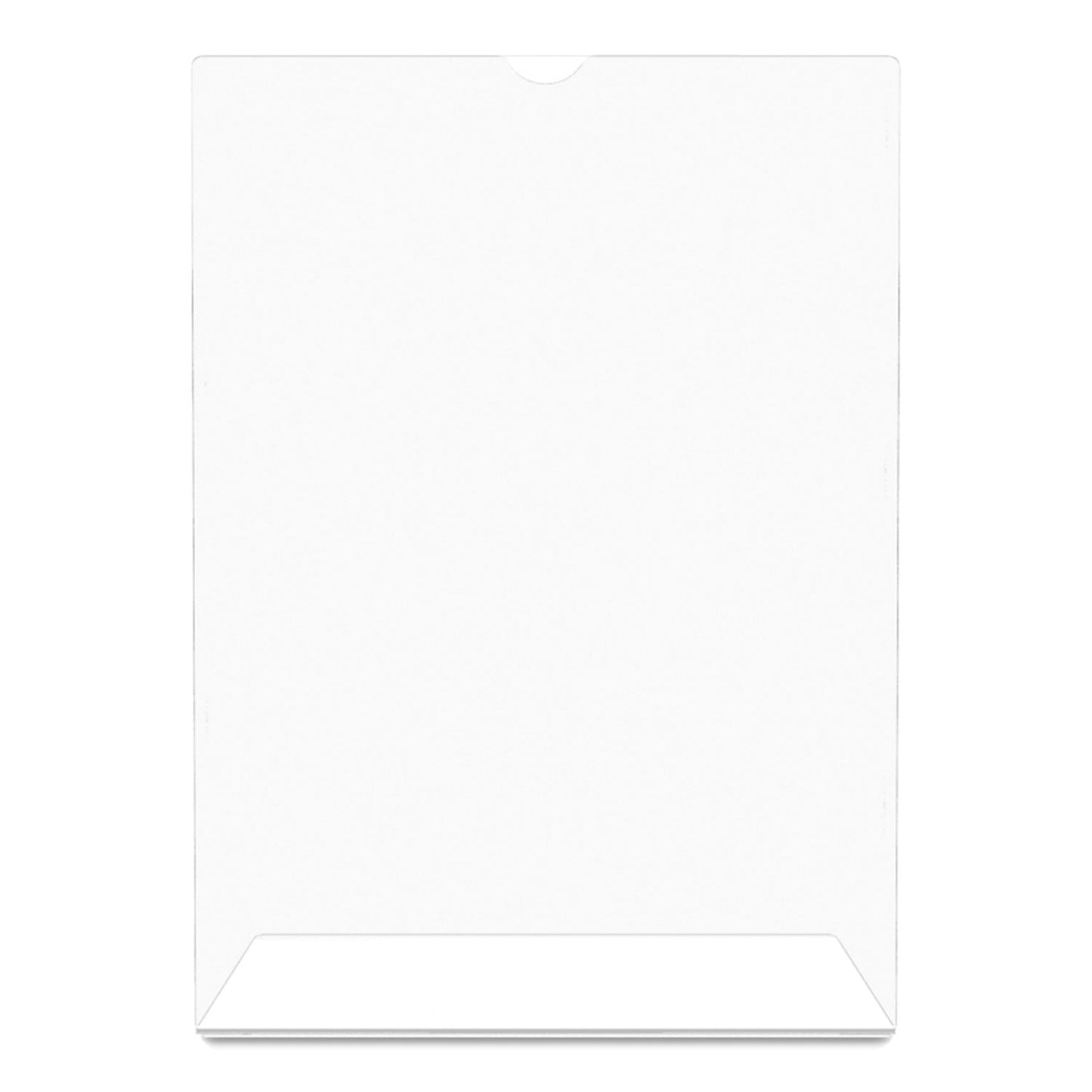 deflecto Superior Image Slanted Sign Holder, Portrait, 8.5 x 11 Insert, Clear