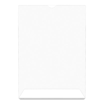 deflecto Superior Image Slanted Sign Holder, Portrait, 8.5 x 11 Insert, Clear