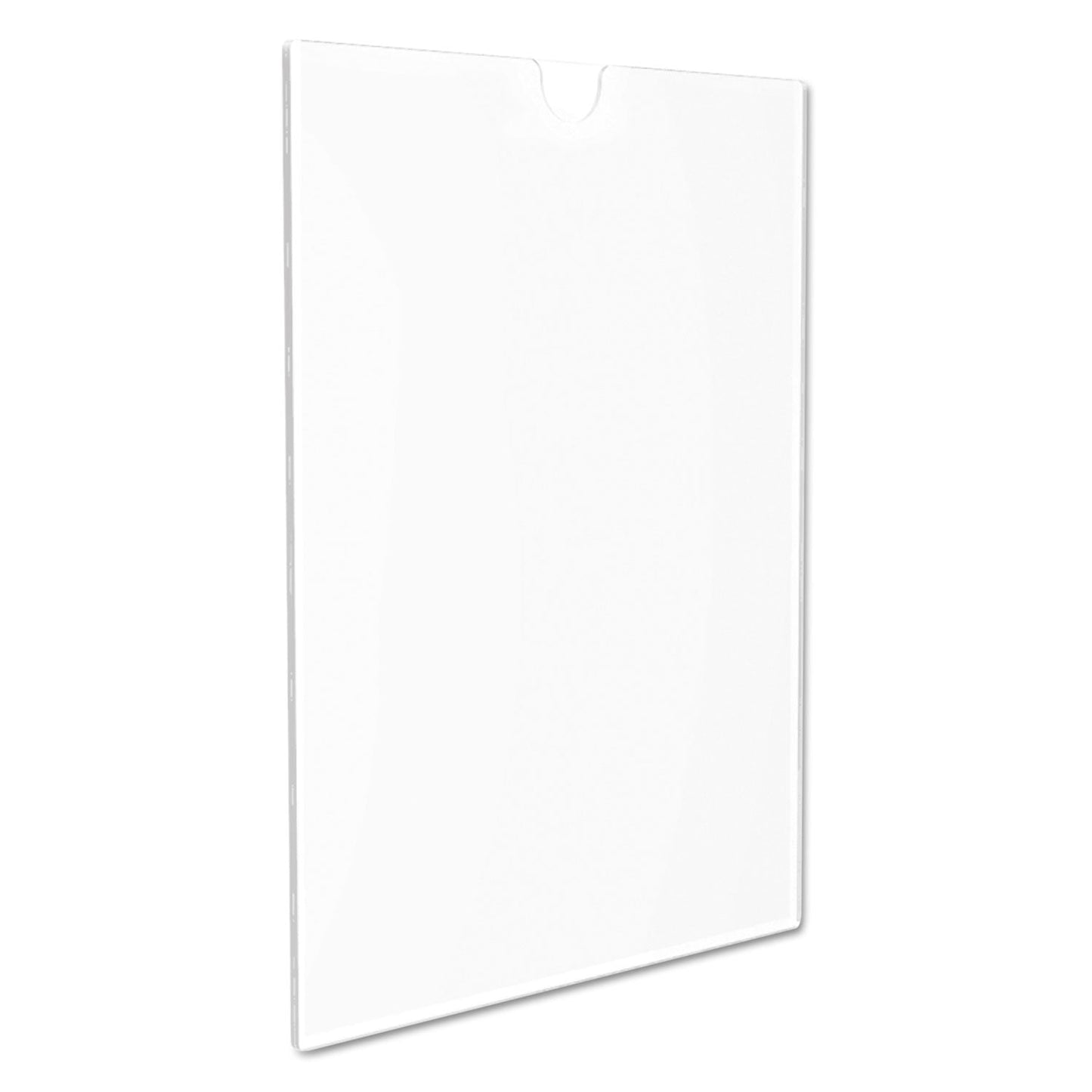 deflecto Superior Image Cubicle Sign Holder, 8.5 x 11 Insert, Clear