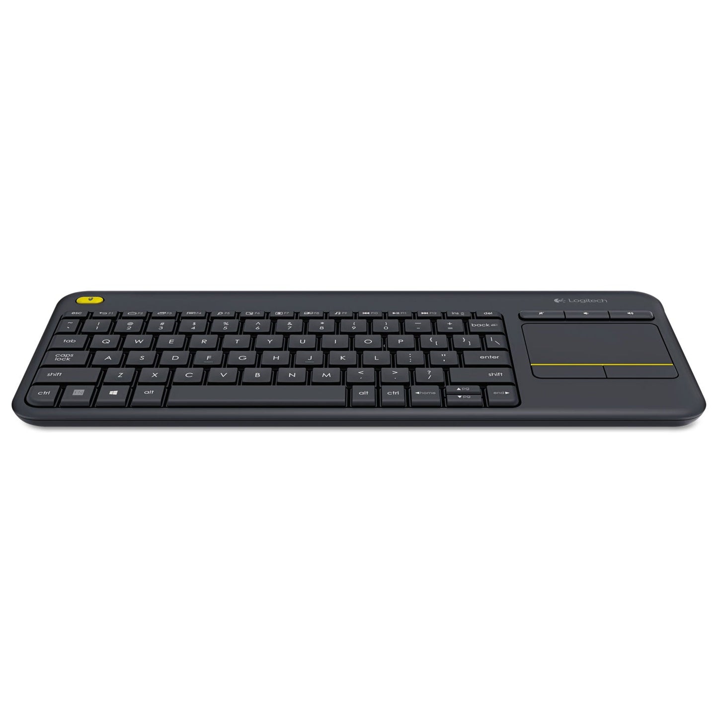 Logitech Wireless Touch Keyboard K400 Plus, Black