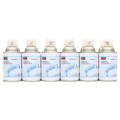 Rubbermaid TC Standard Aerosol Refill, Linen Fresh, 6 oz Aerosol Spray, 12/Carton