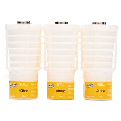 Rubbermaid TCell Microtrans Odor Neutralizer Refill, Citrus, 1.62 oz, 6/Carton