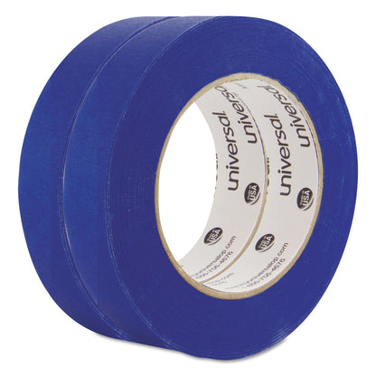 Universal Premium Blue Masking Tape with UV Resistance, 3" Core, 24 mm x 54.8 m, Blue, 2/Pack