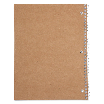 Mead Spiral Notebook, 3-Hole Punched, 1 Subject, Medium/College Rule, Randomly Assorted Covers, 10.5 x 7.5, 70 Sheets