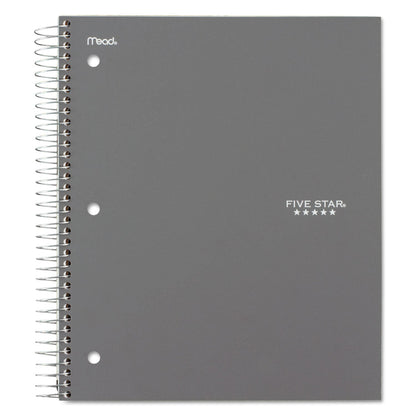 Five Star Trend Wirebound Notebook, 5 Subject, 4 Pockets, Medium/College Rule, Randomly Assorted Covers, 11 x 8.5, 200 Sheets