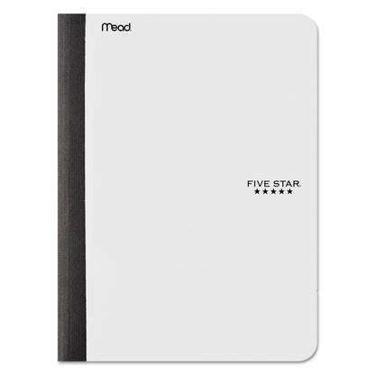 Five Star Composition Book, Medium/College Rule, Randomly Assorted Cover (Black/Cobalt Blue/Lime/Red/Teal/Yellow), 9.75 x 7.5,100 Sheet