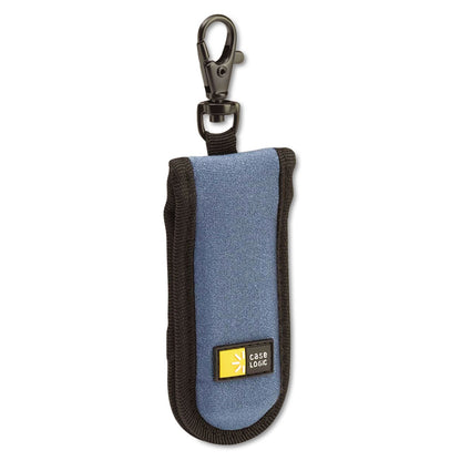 Case Logic USB Drive Shuttle, Holds 2 USB Drives, Blue