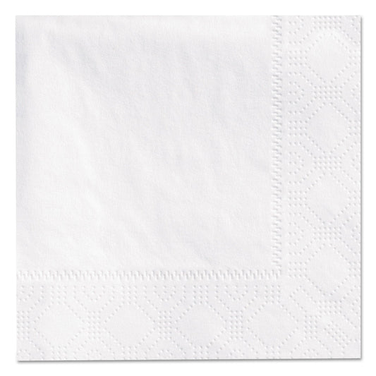 Hoffmaster Beverage Napkins, 2-Ply, 9 1/2 x 9 1/2, White, 3000/Carton
