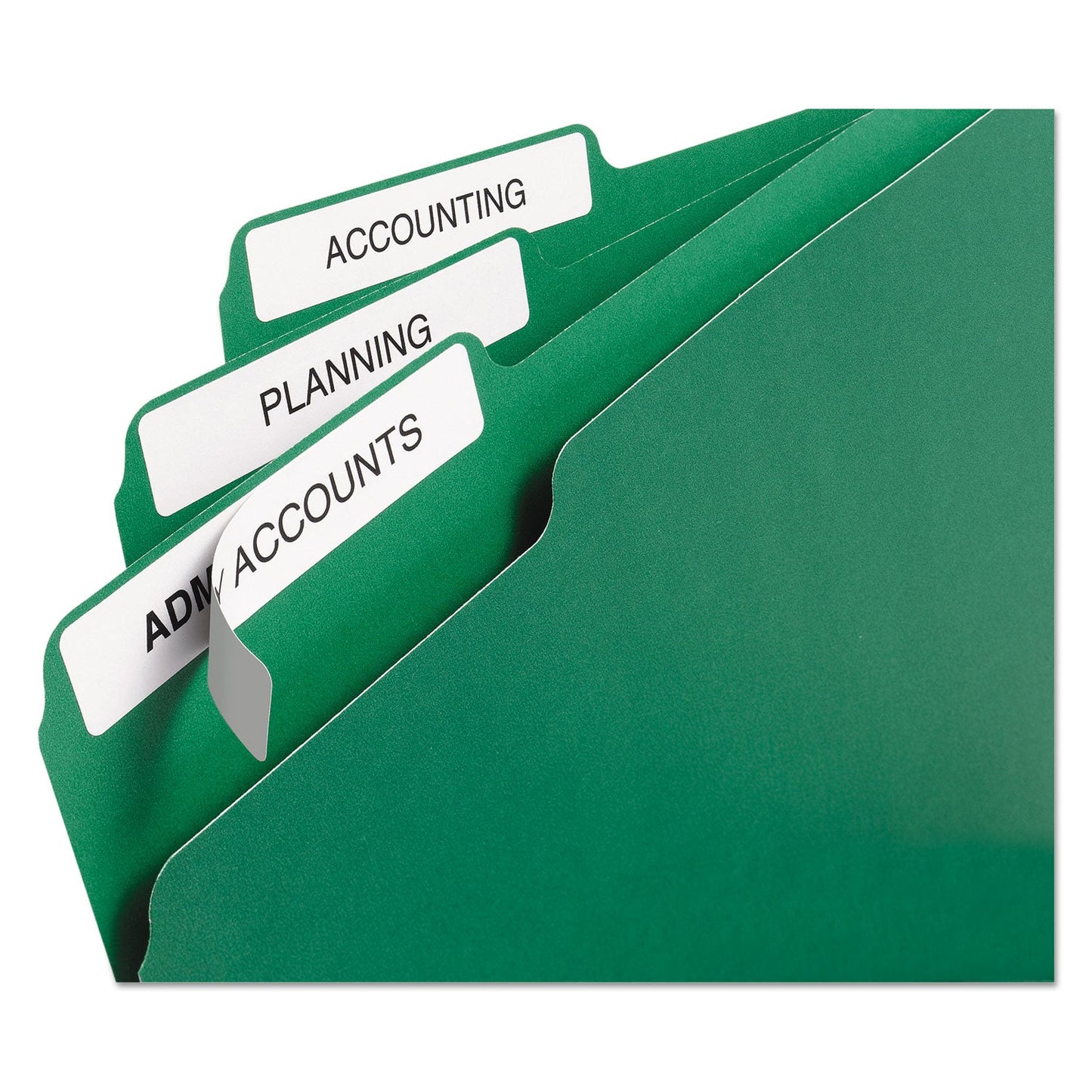 Avery Permanent TrueBlock File Folder Labels with Sure Feed Technology, 0.66 x 3.44, White, 30/Sheet, 50 Sheets/Box