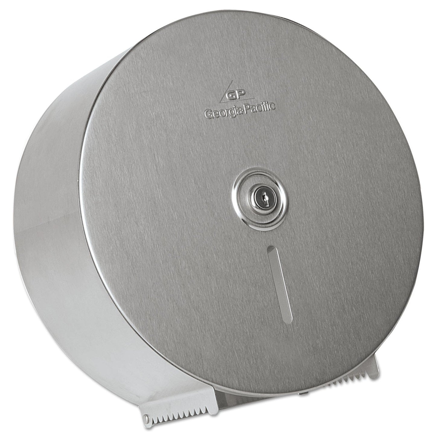 Georgia Pacific Stainless Steel Jumbo Roll Tissue Dispenser, 14.25 x 4.44 x 14.25, Stainless Steel