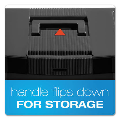 Pendaflex Portable Letter Size File Box, Letter Files, 13.5" x 10.25" x 10.88", Black