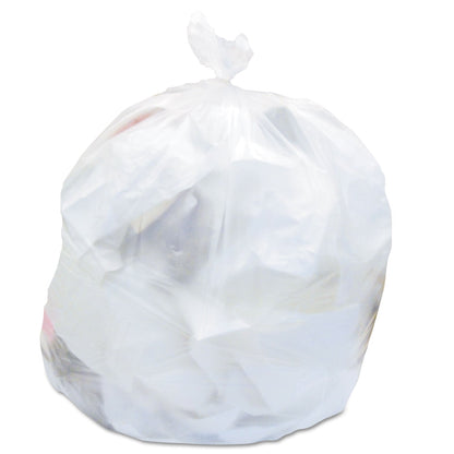 Heritage High-Density Waste Can Liners, 30 gal, 16 microns, 30" x 37", Natural, 500/Carton